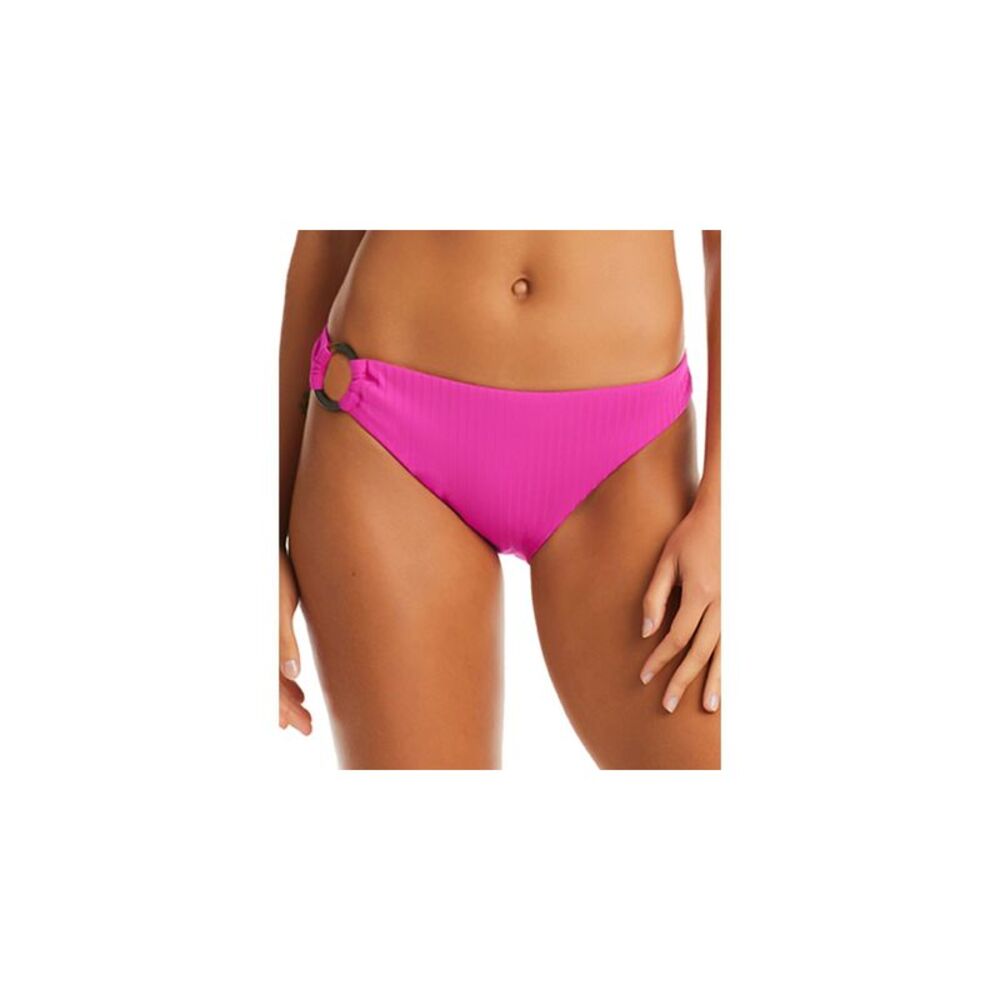 Sanctuary Women's Refresh Ribbed O-Ring Hipster Bikini Bottoms